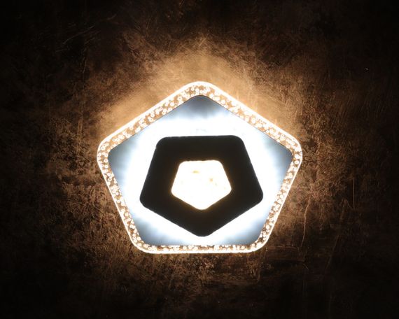 Сучасний креативний світильник стельовий LED для кухні ванної офісу 25141 Білий 4х25х25 см. | Зображення 1