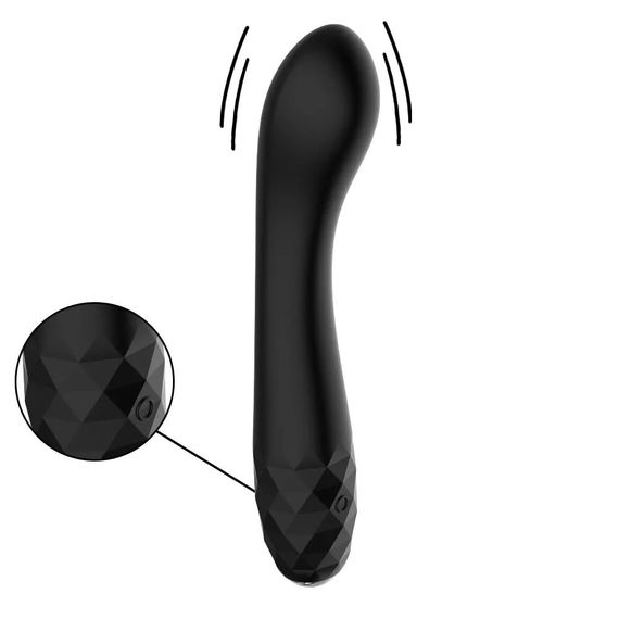 Вібратор для точки G з підсвічуванням Every Night Toys, чорний Sex Aura | Зображення 2