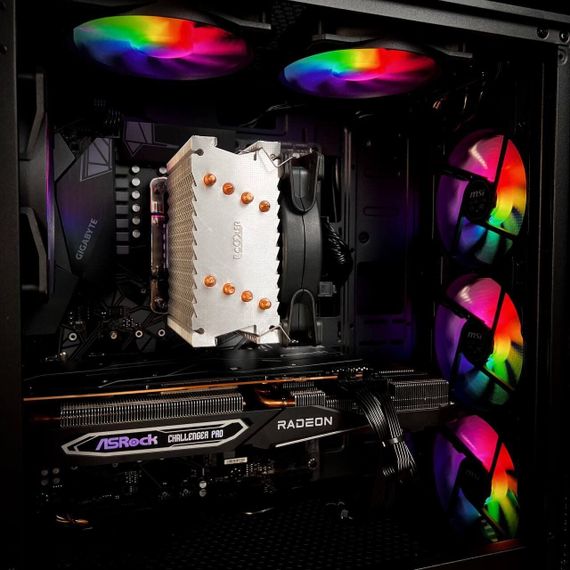 Ігровий ПК MSI MAG Forge 120A Tower / AMD Ryzen 5 3600 (6 (12) ядер по 3.6 - 4.2 GHz) / 16 GB DDR4 / 250 GB SSD / AMD Radeon RX 6700 XT, 12 GB GDDR6, 192-bit / 650W б/в | Зображення 5