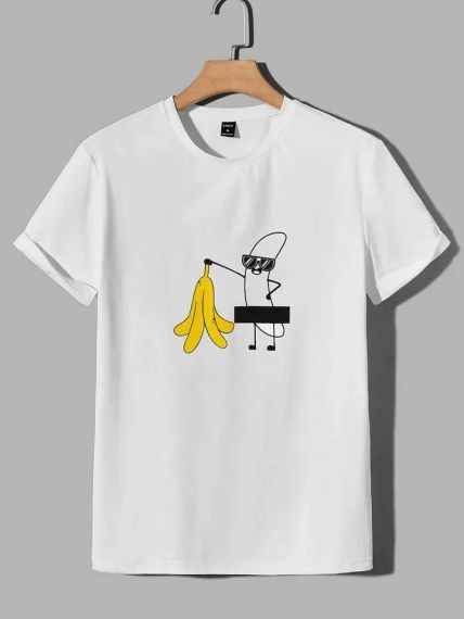 Футболка женская с принтом повседневная S Белая