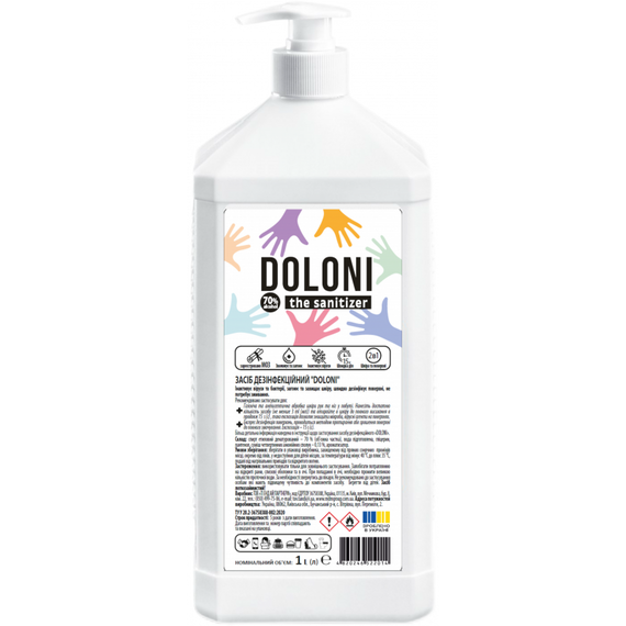 Антисептичний засіб "DOLONI" (1000 мл) з насадкою