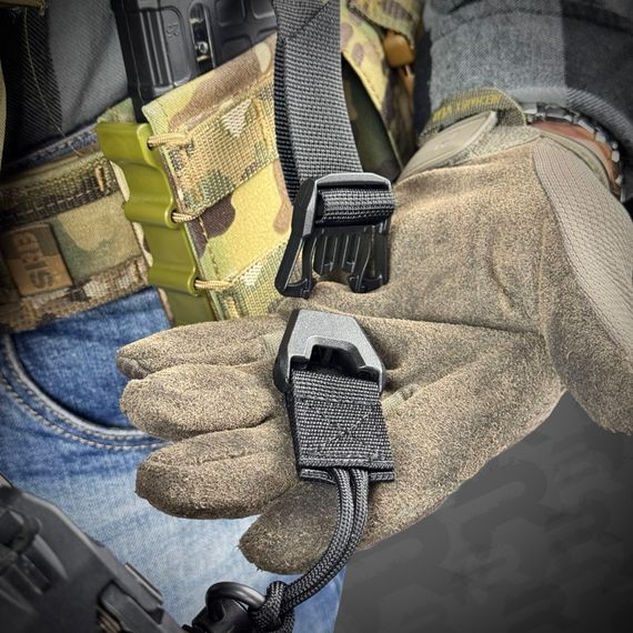 Додаткове кріплення з паракордом Чорний | Зображення 2