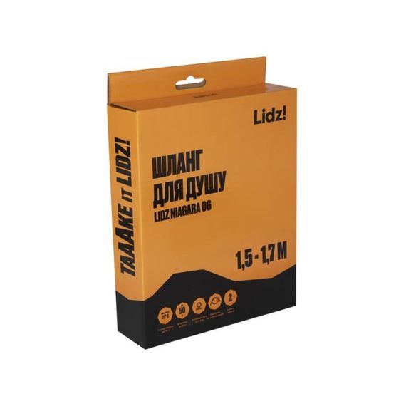 Шланг Lidz Niagara 06 1,5-1,7 м LDNIA06CRM35454 Chrome | Зображення 3