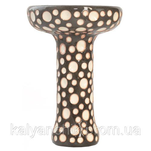 Чаша для Кальяна ETNA Phunnel Dot Glaze Black