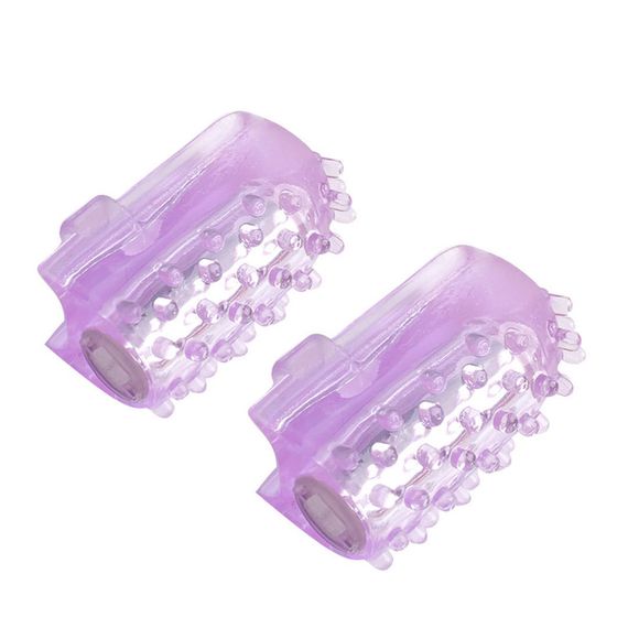 Рельєфна насадка з вібрацією Babydoll Універсальний. Фіолетовий 3009 | Зображення 5