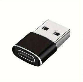 Переходник с USB на Type-C OTG, USB Type-C. Чёрный