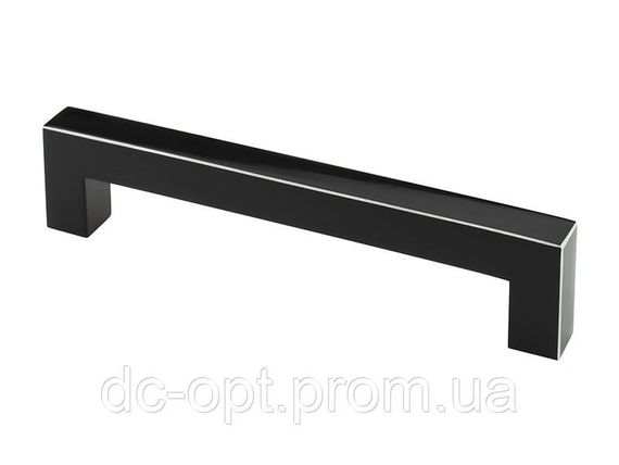 Ручка DL 36M/256 BLK/AL Чорний Глянець / Алюміній ДС СтандартЛайн