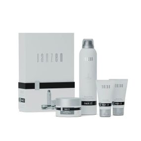 Подарочный набор JANZEN Body-S Black 22 (пенка, скраб, лосьон, гель)