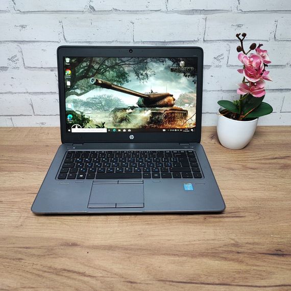 Ноутбук HP EliteBook 840 G2 / 14" (1920x1080) TN / Intel Core i7-5500U (2 (4) ядра по 2.4 - 3.0 GHz) / 8 GB DDR3 / 256 GB SSD / Intel HD Graphics 5500 / WebCam / VGA б/в | Зображення 2