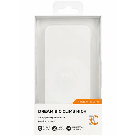 Чохол PC Slim Matte with Magnetic Fit (camera button) для Apple iPhone 17 (6.3") White | Зображення 1