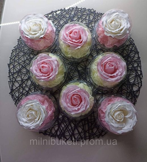 Букет  мыльных цветов "Комплимент"_4