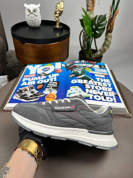 Чоловічі кросівки R3eebok Classic Grey White Yellow , В'єтнам A4230 44 28 | Зображення 4