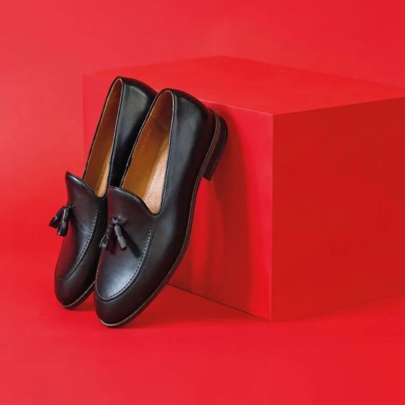 Шкіряні туфлі лофери Ikos туфлі 45 розмір | Зображення 4