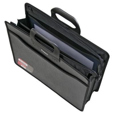Папка - портфель Axent В4, 3 compartments, black, with zipper closure (1603-01-А) | Зображення 1