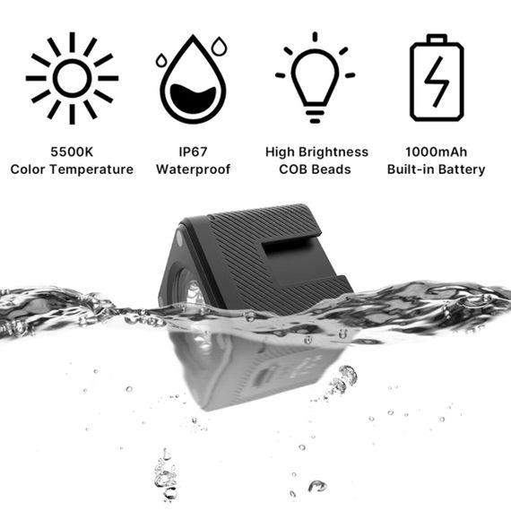 Відеосвітло Ulanzi Vijim Waterproof Versatile LED light (UV-2172 L2) | Зображення 3