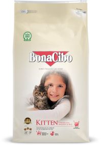 Сухий корм з куркою для кошенят BonaCibo Kitten, 5 кг