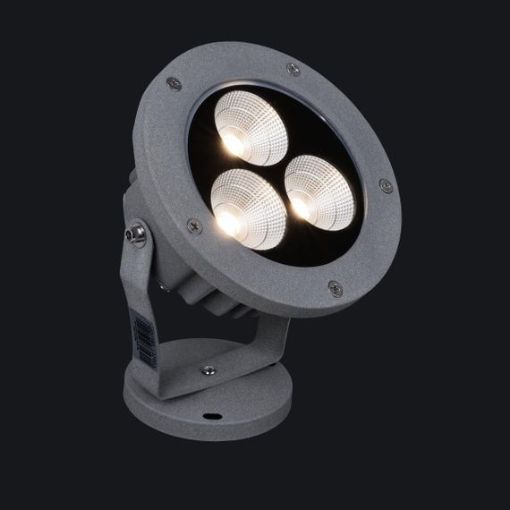 Светильник садовый металлический AS-15 3*7W WW IP65 GY | Зображення 5