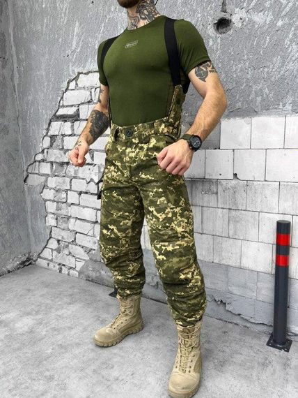 Зимние тактические штаны logos tactical пиксель  ВТ6403