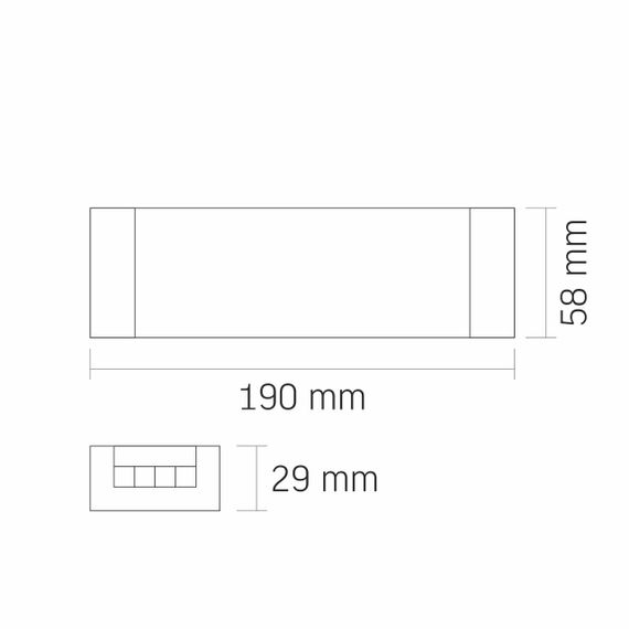 Блок живлення для LED стрічки VIDEX DC24V 8.34A 200W IP20 (VL-LST-P200-24V) | Зображення 6