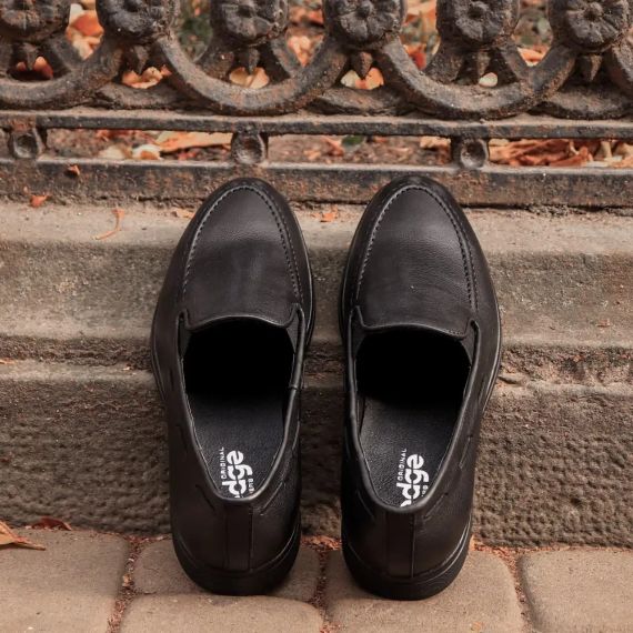 Удобные черные туфли без каблука 41 размер | Зображення 5