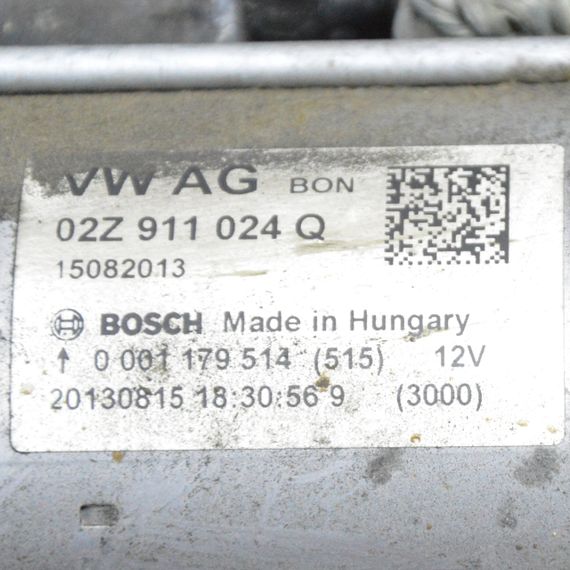 Стартер 1.0 / 1.4 TSI Skoda Octavia Superb Yeti 2012-2024 Стартер Шкода Октавія Супер Йеті 02Z911024Q | Зображення 4