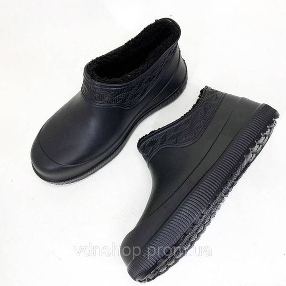 Галоши женские на меху хаки, Шерстяные валенки женские, Валенки шитые дутики из текстиля DA-90 | Зображення 3