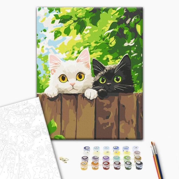Картина за номерами: Пухнасті розвідники Brushme KBS0192 Різнокольоровий shop (9995482437073) | Зображення 1