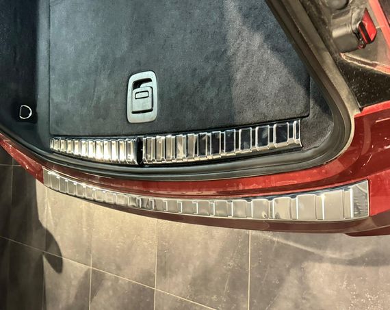 Накладка на задній поріг Carmos (нерж) для BMW iX (I20) 2022- рр | Зображення 1