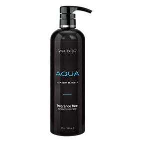 Лубрикант на водній основі WICKED AQUA, нейтральний, 473 мл Sex Aura