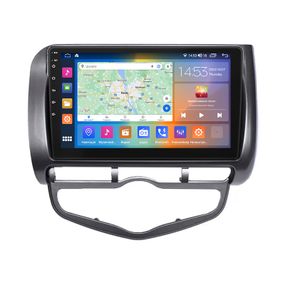 магнітола Lesko для Honda Fit I Auto AC 2001-2008 IPS 9" 1280x720 4/64Gb CarPlay 4G GPS Prime Хонда охлаждение
