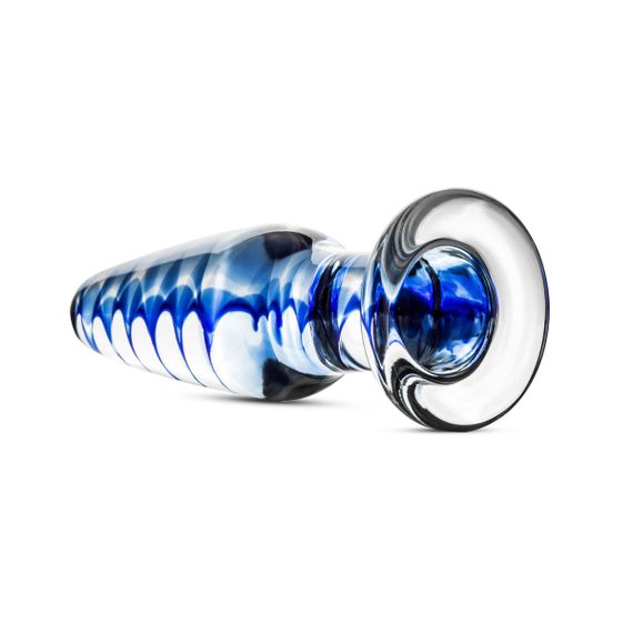 Скляна анальна пробка з внутрішньою спіраллю Gildo Glass Buttplug No. 23 | Зображення 1