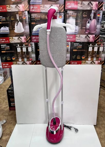 Красный Отпариватель вертикальный для одежды со стойкой Zepline ZP-129 3000W | Зображення 3