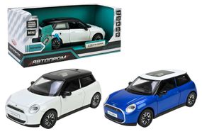 Машина металева 68739 1:36 MINI COOPER, на батарейки, світло, звук, відкриваються двері, капот, багажник у коробці 20x9x9 см АВТОПРОМ