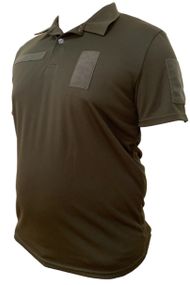 Футболка Tactic4Profi ПОЛО кулмакс хакі з коротким рукавом з 4 липучками XL