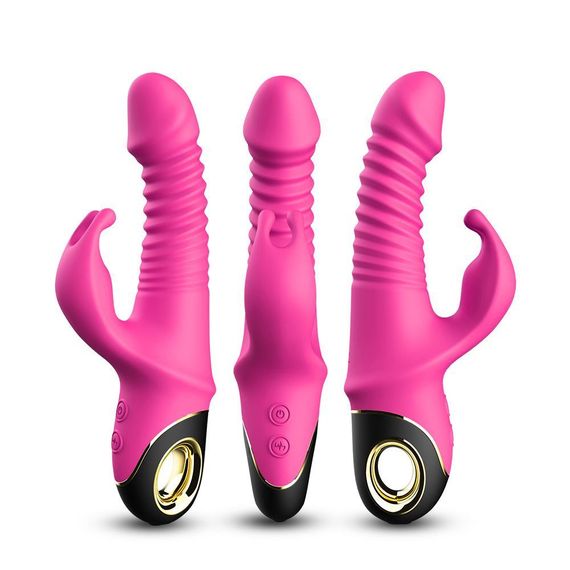 Вібратор - Thrusting Vibrator Zing Pink Sex Aura | Зображення 4