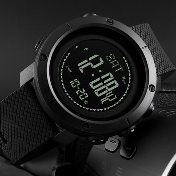 Skmei 1427BK Black + Compass | Зображення 2