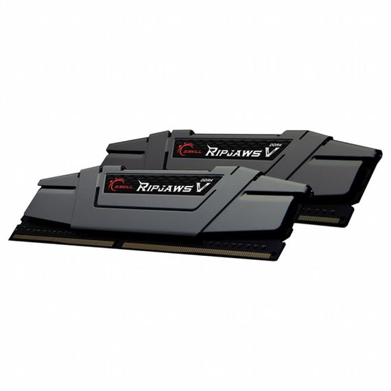 Модуль пам'яті для комп'ютера DDR4 16GB (2x8GB) 3200 MHz RipjawsV G.Skill (F4-3200C16D-16GVGB) | Зображення 1