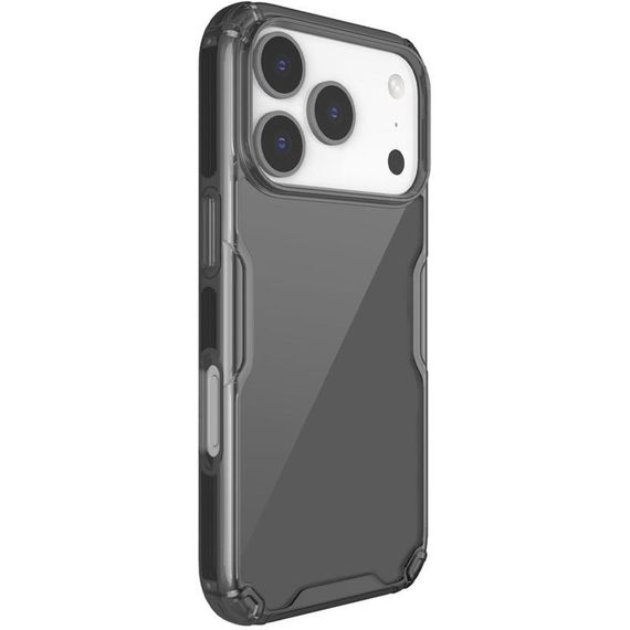 TPU чохол Nillkin Nature Pro Series для Apple iPhone 17 Pro Max (6.9") Чорний (прозорий)