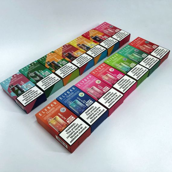 Elf Bar TE6000 5%. Чорниця Лайм (Blueberry Lime) | Зображення 8