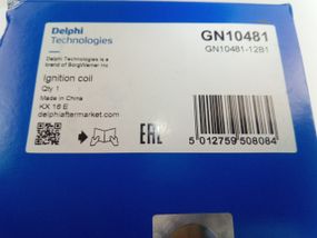 Котушка запалювання Nexia 1.5, DELPHI (GN10481-12B1) (96165049/01115467)