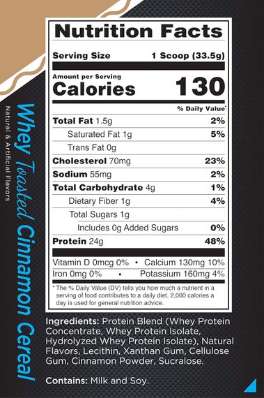 Протеин Rule One Whey Blend Whey Blend 908 gram (Toasted Cinnamon Cereal ) | Зображення 1