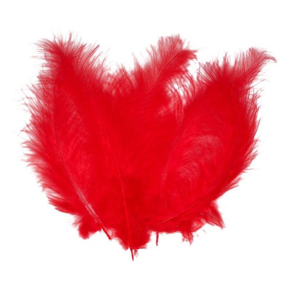 Декоративне пір'я Obsessive "Take me to bed!" bed feathers - Red | Зображення 2