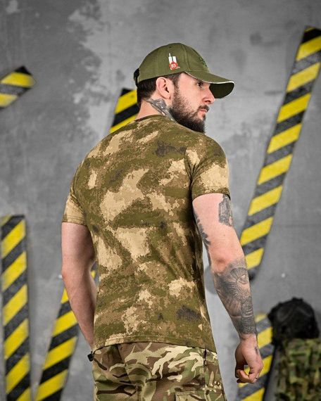 ХЛОПОКОВА тактична футболка PATRIOT GREEN ATACS ВТ5099 | Зображення 2