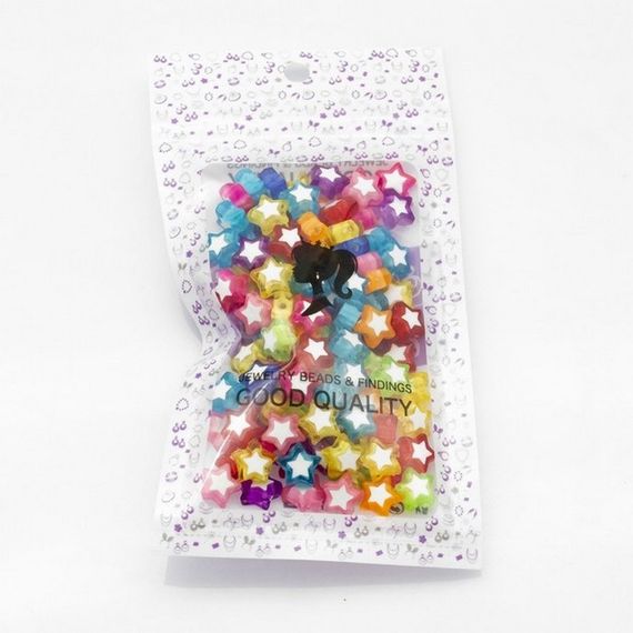 Декоративные бусинки для творчества Звёзды Dom Busin УТ100023889 в упаковке 120 шт | Зображення 2