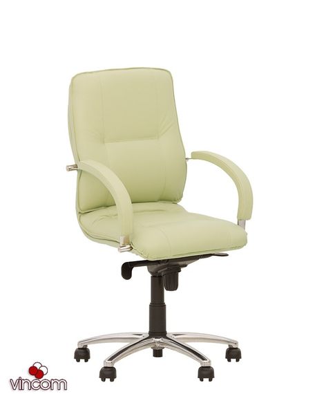 Кресло Новый Стиль Star steel LB chrome (кожа Люкс LE) | Зображення 2