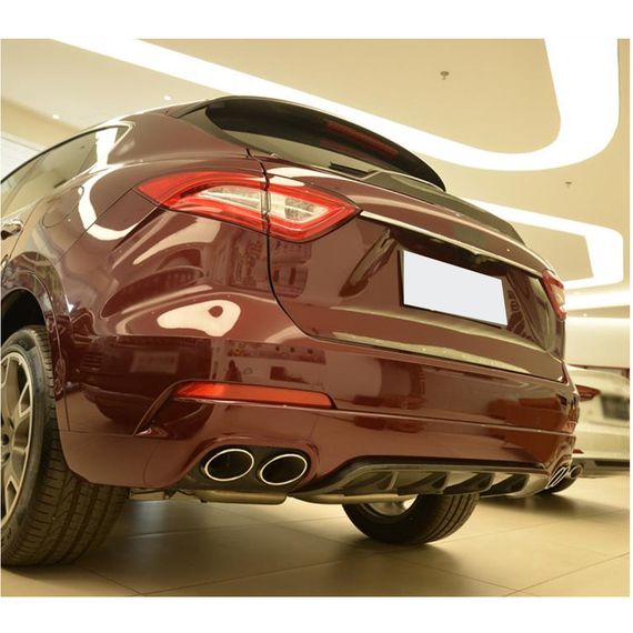Дифузор заднього бампера V2 (для Base/S, Карбон) для Maserati Levante 2016- рр | Зображення 3