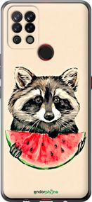 Чохол на Tecno Pova LD7 Єнотик з кавуном "4605u-2433-2448"