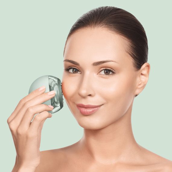 Массажер для подтяжки кожи лица GESKE Anti-aging Skin Tightener 6в1 starlight, Зеленый | Зображення 3