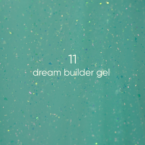 Гель для нарощення нігтів Valeri Dream Builder Gel №11 (бірюзовий) 15мл
