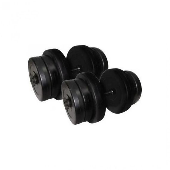 Гантели наборные композитные в пластиковой оболочке 2 шт по 20,5 кг Rock Pro NE-PL-G-020-2